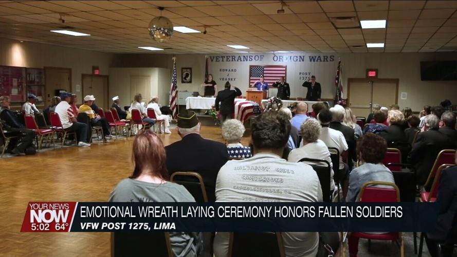 Somber wreath laying ceremony follows Lima's Memorial Day Parade