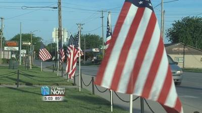 Delphos Optimist Club's Avenue of Flags