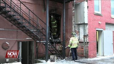 Lima firefighters quickly put out a fire at a downtown business