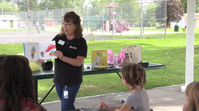 Families enjoy outdoor story time at Cridersville’s Tower Park
