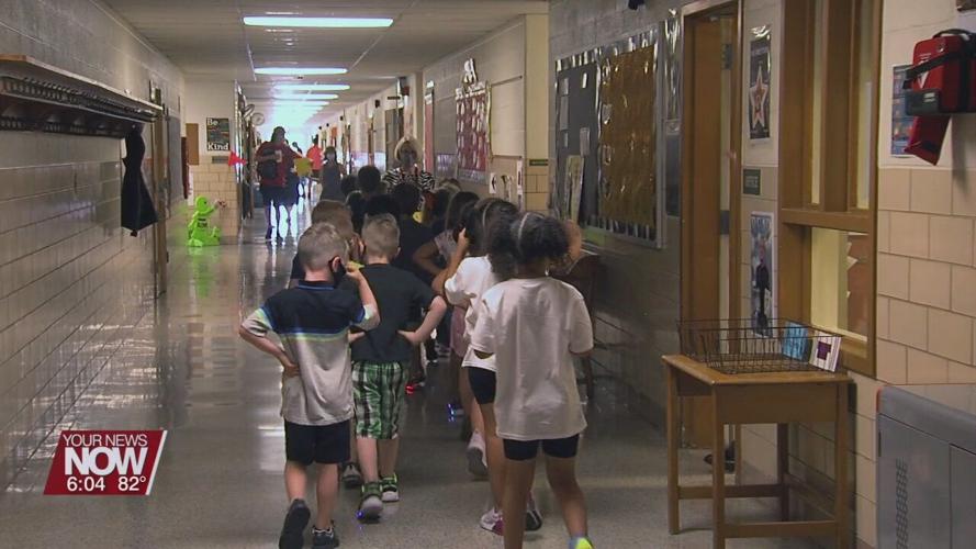 A smooth first day back for Elida Elementary School