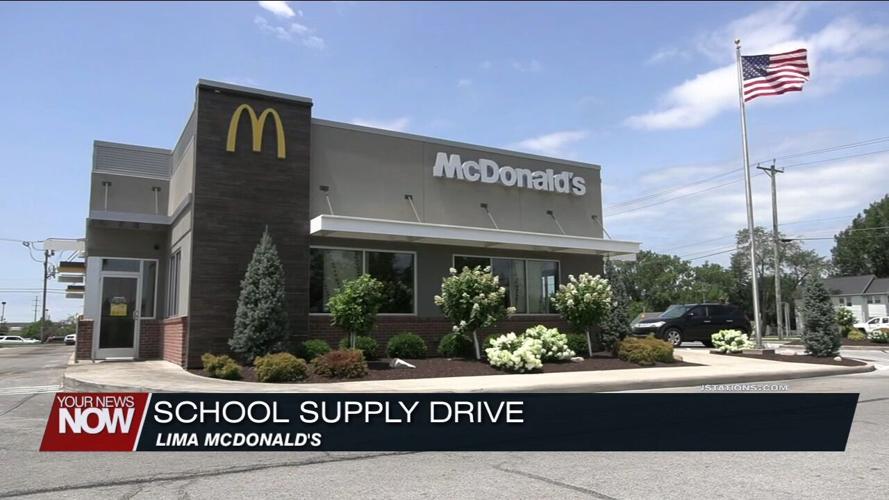 McDonald's locations are holding a school supply drive