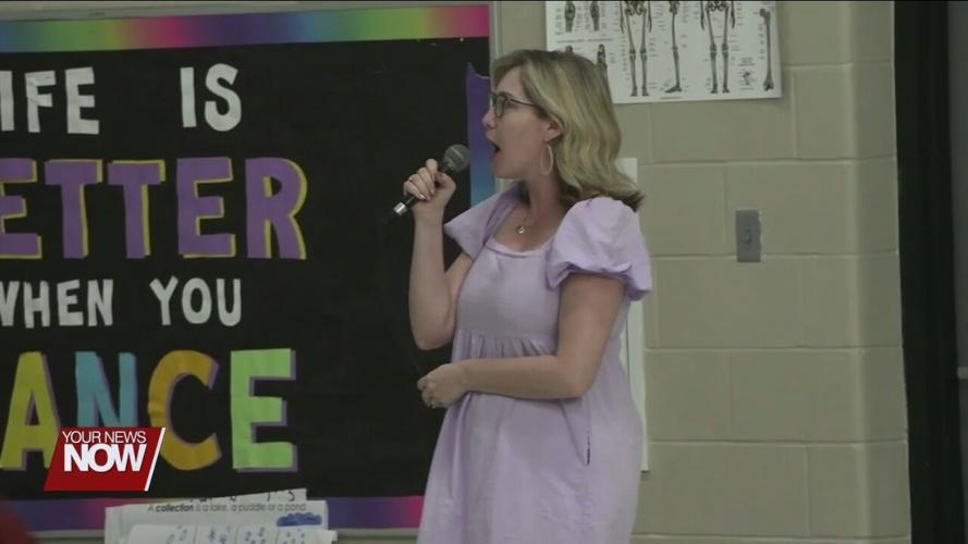 Students from Liberty Arts Magnet present their "Spring Spotlight Open House"