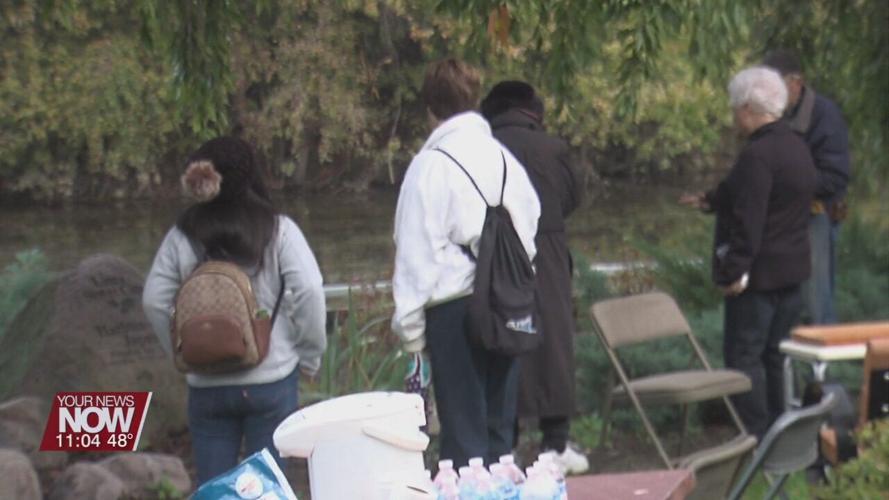 Lima Sister Cities Association hold Walk-A-Thon at Japanese garden