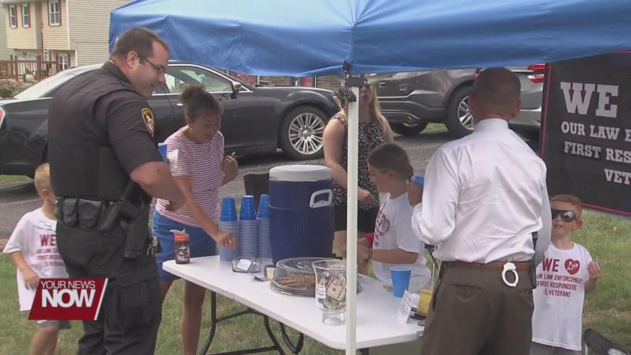 8-year-old raises $600 for local first responders in one day
