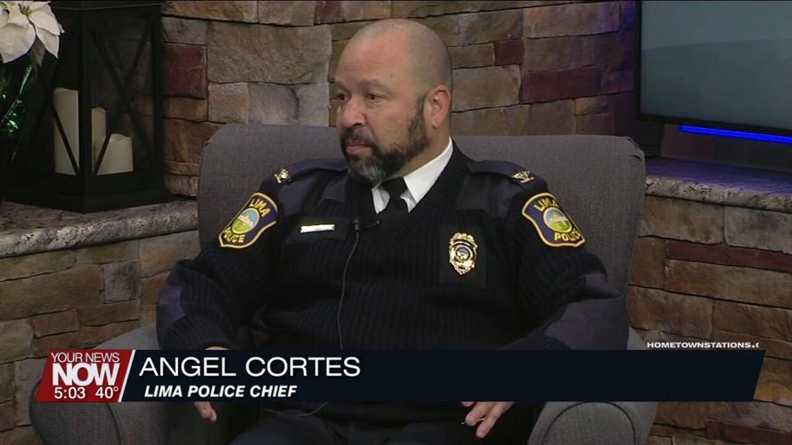 Police and other local organizations working to provide food and shelter for the homeless