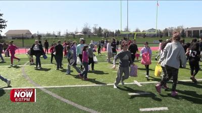 Kids collect over 20,000 eggs at iHeart's annual Easter egg hunt
