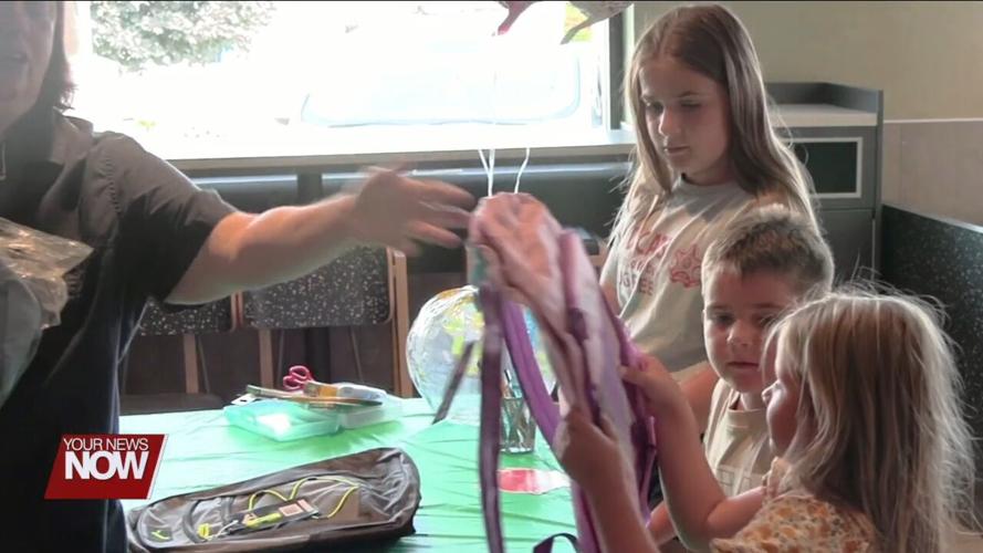 Lewis Family McDonald's helping to prepare area kids for upcoming school year with their "Backpack Giveaway"