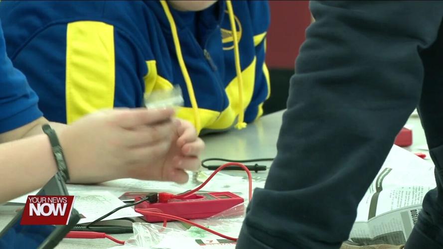 Heir Force Community School students take part in P&G Stem Workshop