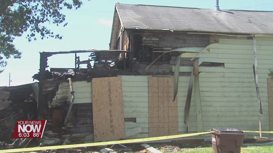 Three-alarm fire in Shawnee