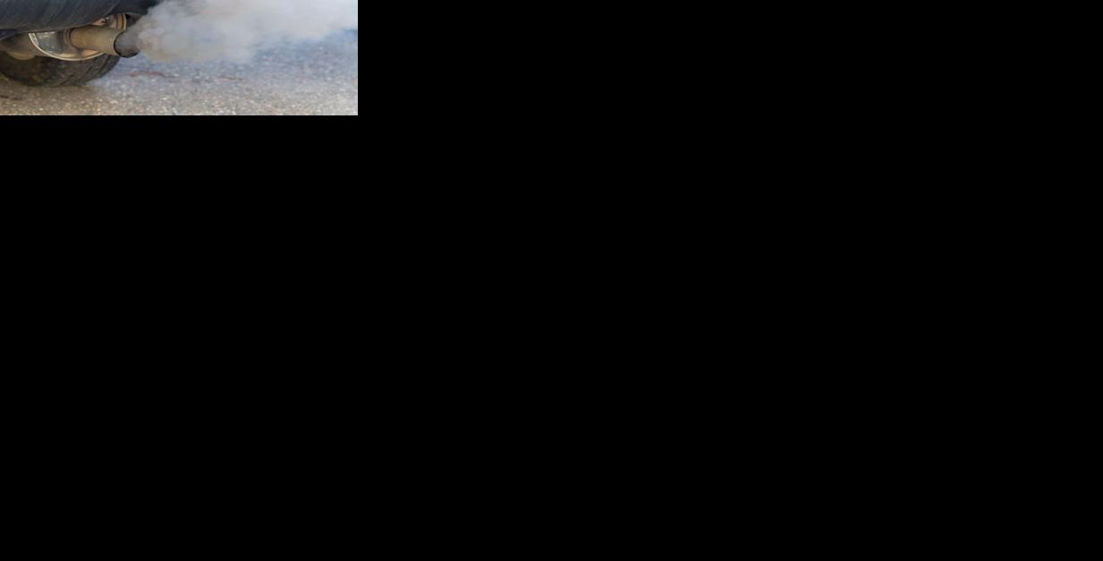 Car Exhaust Smoke Closeup