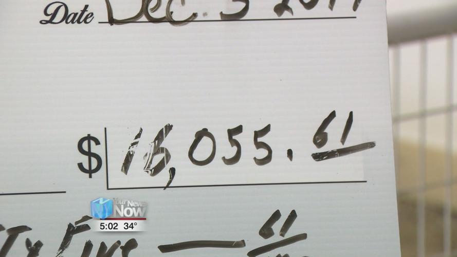 Lima Moose Lodge presents donation to the Equestrian Therapy Program