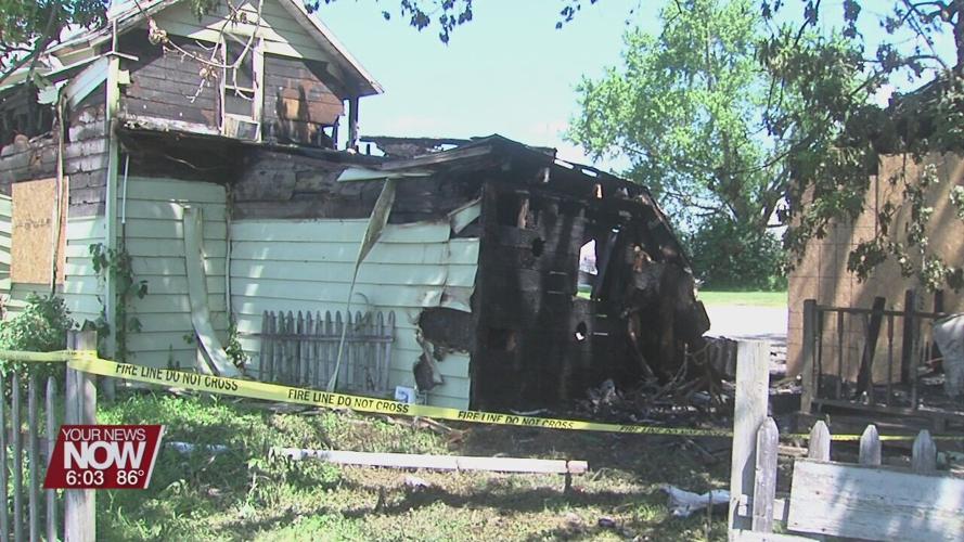 Three-alarm fire in Shawnee