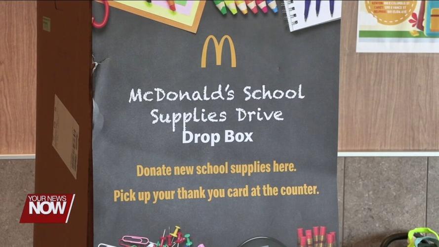 Lewis Family McDonald's helping to prepare area kids for upcoming school year with their "Backpack Giveaway"