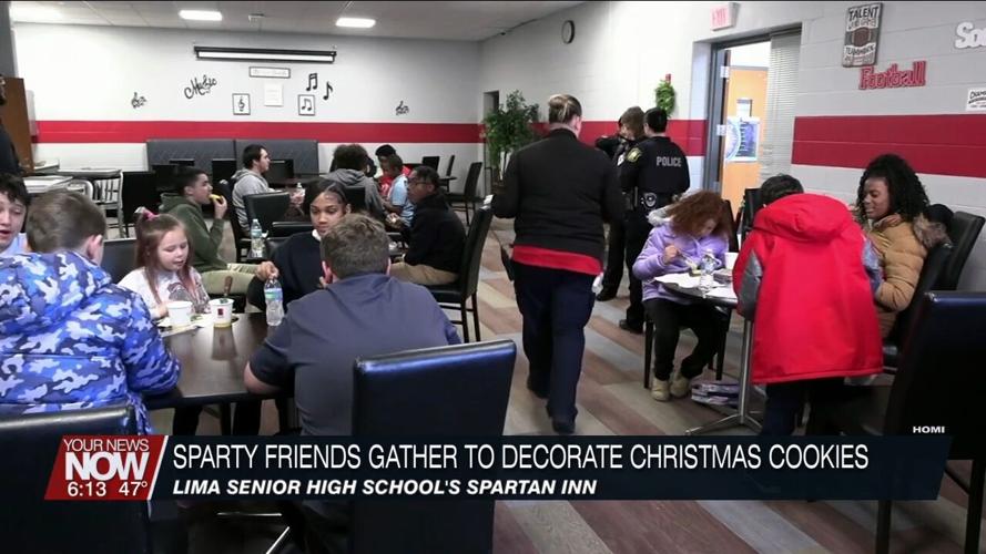 Cookie decorating with Sparty Friends