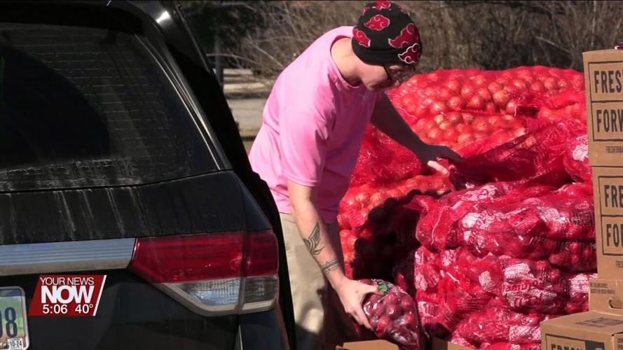 OSU Lima and West Ohio Food Bank hold a pop-up produce stand for those in need
