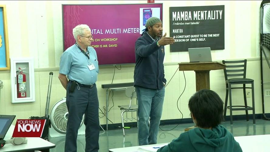 Heir Force Community School students take part in P&G Stem Workshop