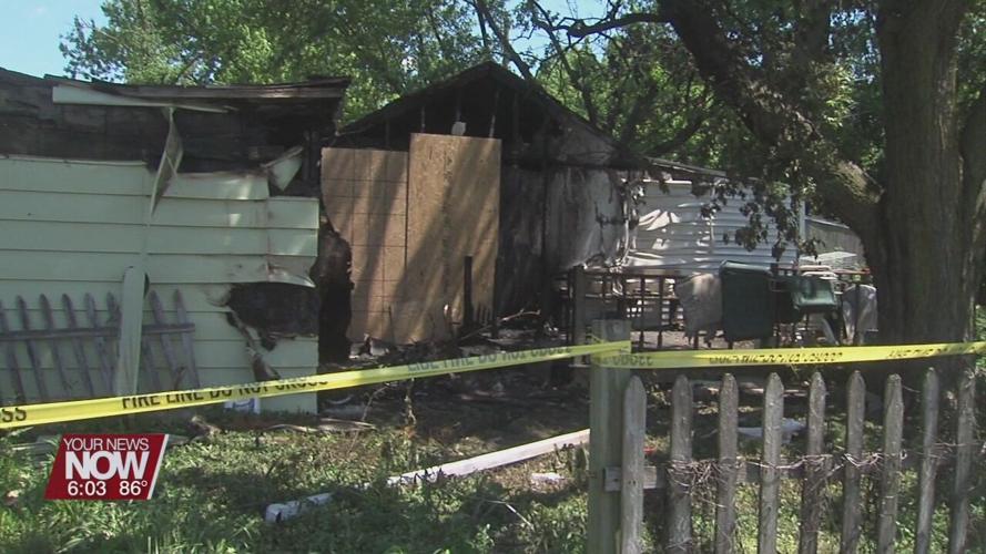 Three-alarm fire in Shawnee
