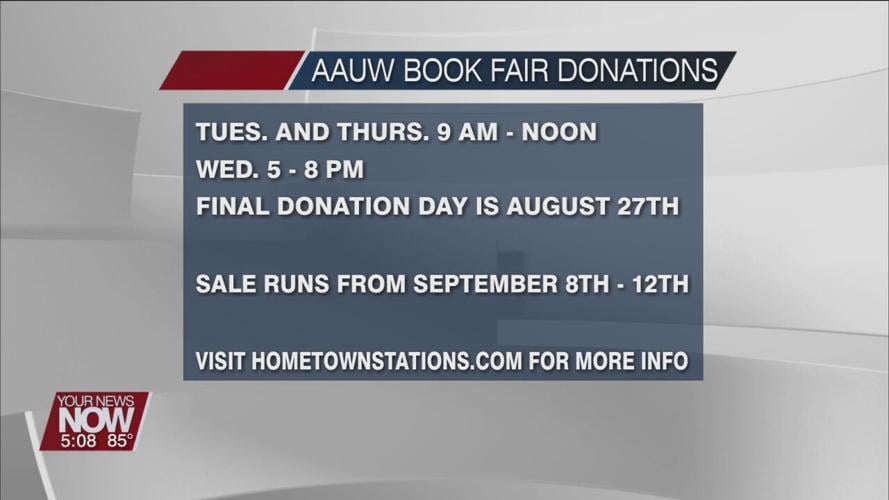 AAUW accepting donations for annual book fair