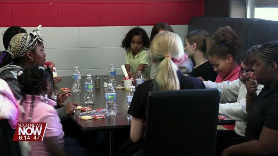 Cookie decorating with Sparty Friends