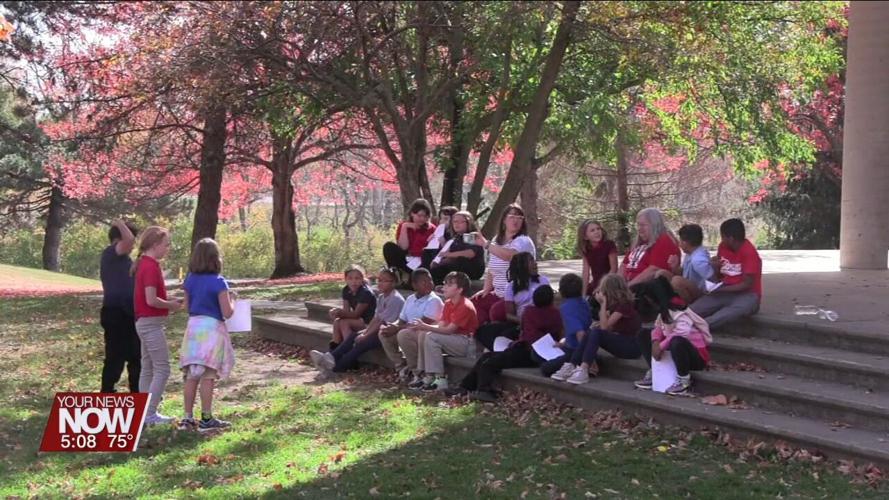 Liberty Arts Magnet students visit Faurot Park to sharpen their public speaking skills