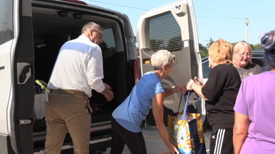 Ladyredd Fitness donates goods to Salvation Army