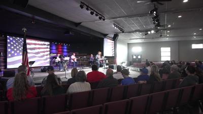 Community prayer vigil supports military families during difficult time