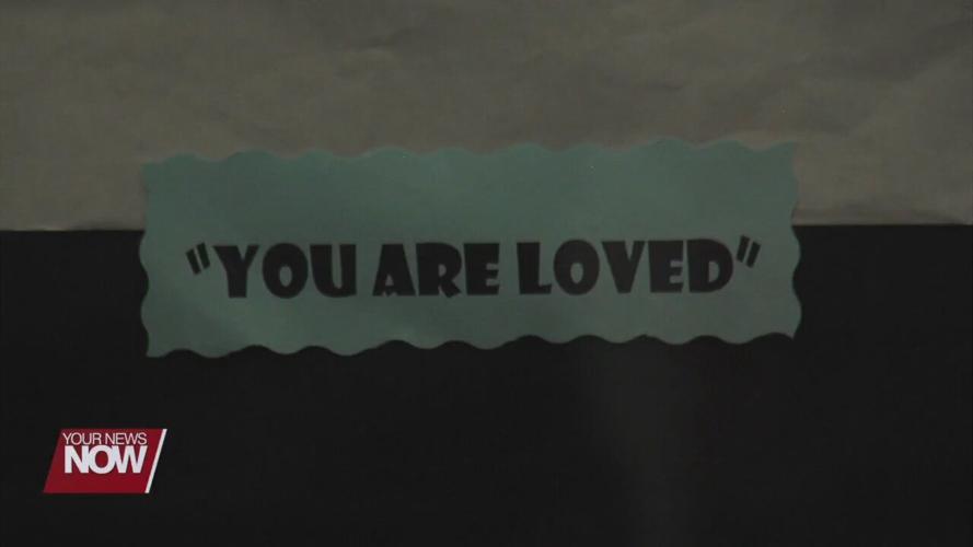 ONU Students send positive messages to one another with Encouragement Wall