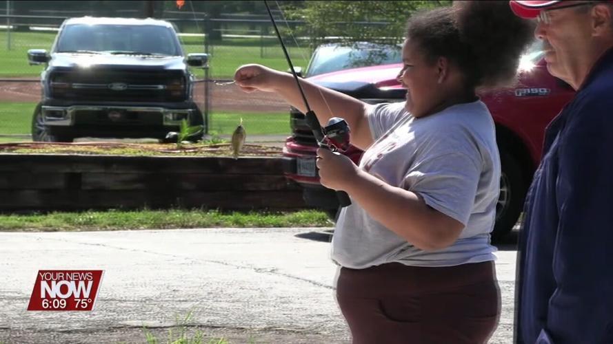 West Middle School students go on a fishing adventure thanks to the City of Lima and ODNR