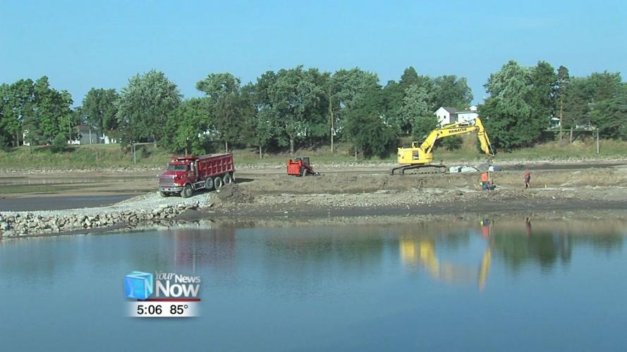 Schoonover Lake drained to begin dam reconstruction project 1.jpg