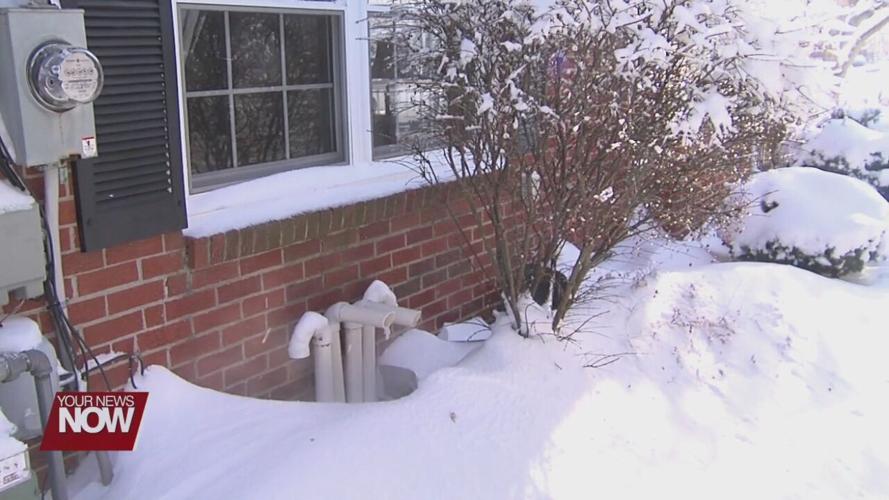 Keep exhaust pipes from your home clear of snow
