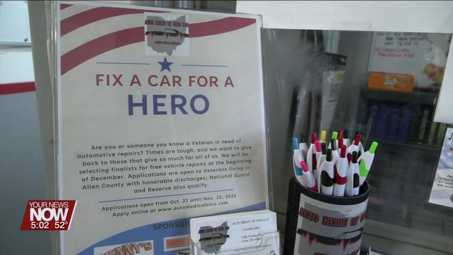 Local mechanic wants to say thank you to veterans with their "Fix a Car for a Hero"