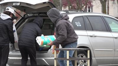 Shawnee High School food and hygiene drive helps local families