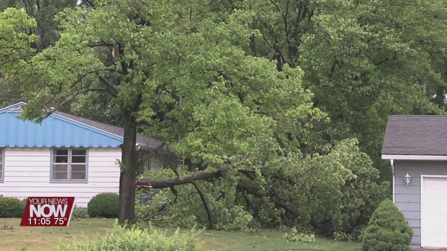 Storms cause damage in Allen County