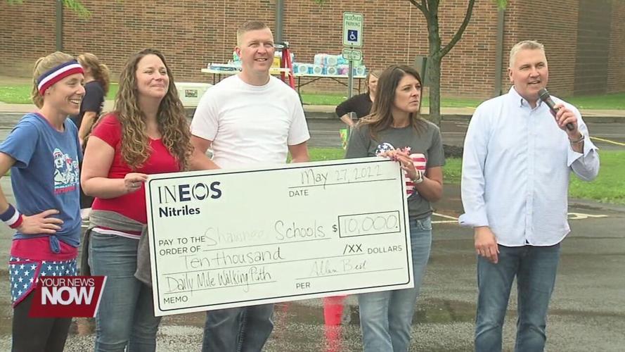 Shawnee Elmwood students promote a healthy lifestyle during Daily Mile event