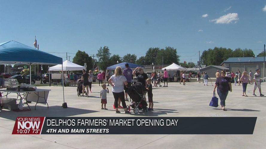 Delphos Farmers' Market opening day