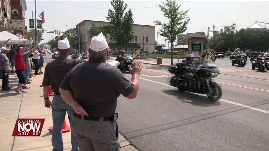 Bikers across Midwest take part in Legacy Run to raise scholarship money for children of fallen and disabled veterans