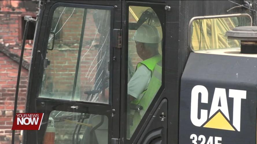 Demolition begins on EDCO Tool and Supply building