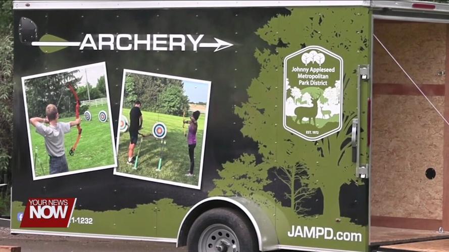 Johnny Appleseed teaching the fundamentals of archery