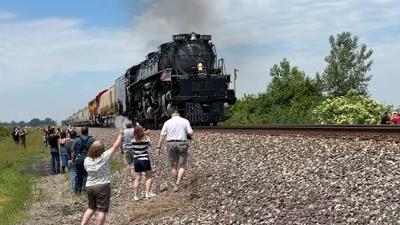 Thousands gather in Putnam County to see historic Union Pacific Big Boy 4014