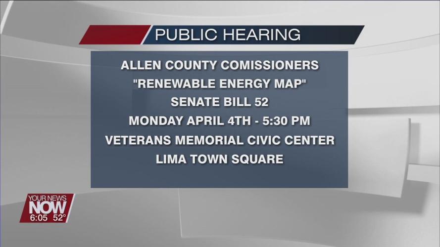 Allen County Commissioners prepare for Senate Bill 52 public hearing