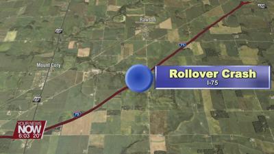 One person seriously injured in a rollover crash Friday night in Hancock County