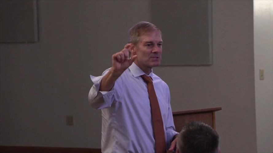 Congressman Jim Jordan speaks to Wapakoneta Rotarians