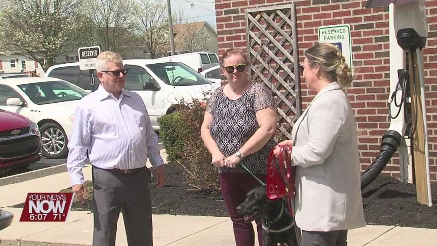 celebrates opening of the city's first EV charger News