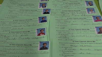 Continental Elementary opens 25-year-old time capsule