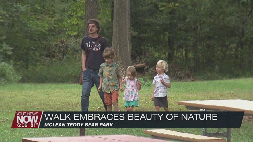 Nature walk allows participants to take in beauty of McLean Teddy Bear Park
