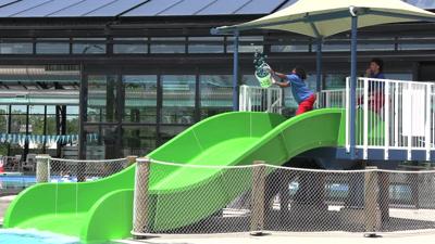 Lima Community Aquatic Park opens outdoor season with lucky duck drop celebration