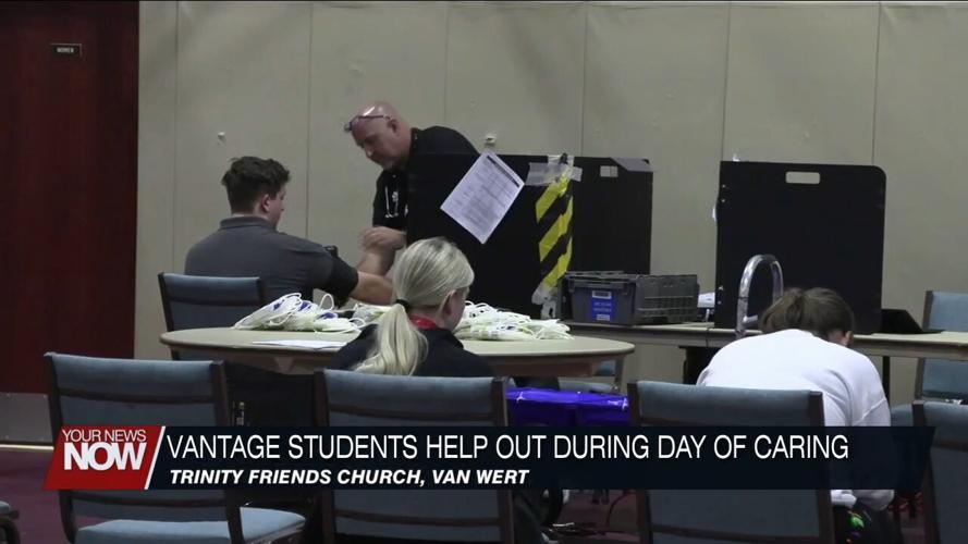 Vantage Career Center students lend an arm for United Way Day of Caring