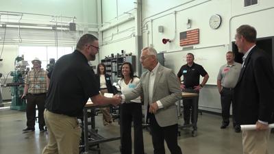 Lt. Gov. Jim Tressel visits Tri Star Career Compact