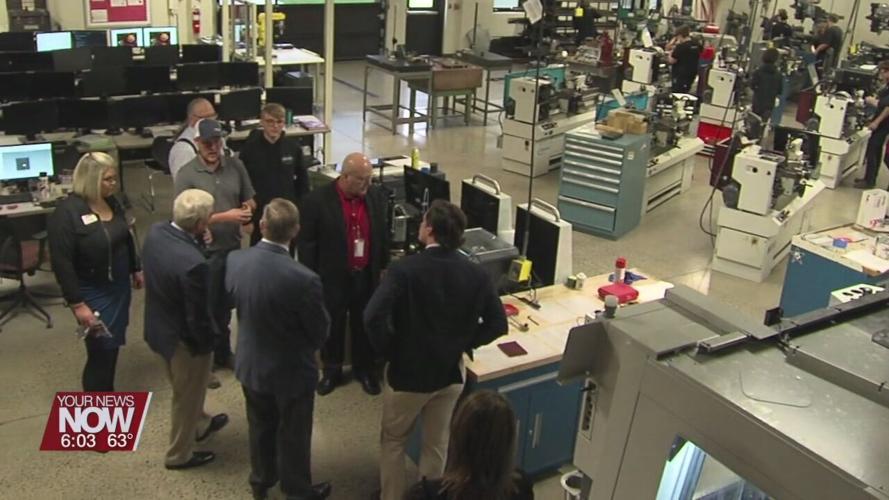 The Chancellor of the Ohio Department of Higher Education making a stop in Allen County to tour Apollo Career Center